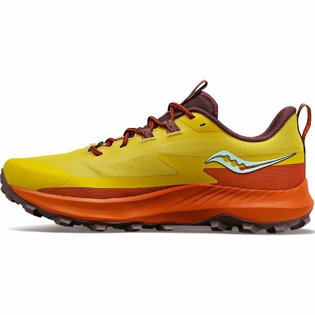 Running Shoes for Adults Saucony Saucony Peregrine 13 Yellow Orange Lady - Image 6