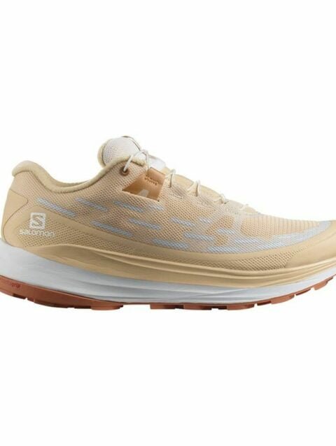 Running Shoes for Adults Salomon Ultra Glide Lady Beige