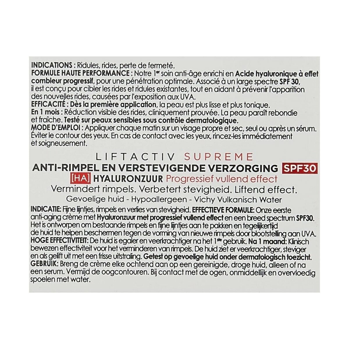 Day-time Anti-aging Cream Vichy LiftActiv Suprème SPF 30 (50 ml) - Image 3