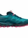Running Shoes for Adults Mizuno Wave Daichi 7 Cyan