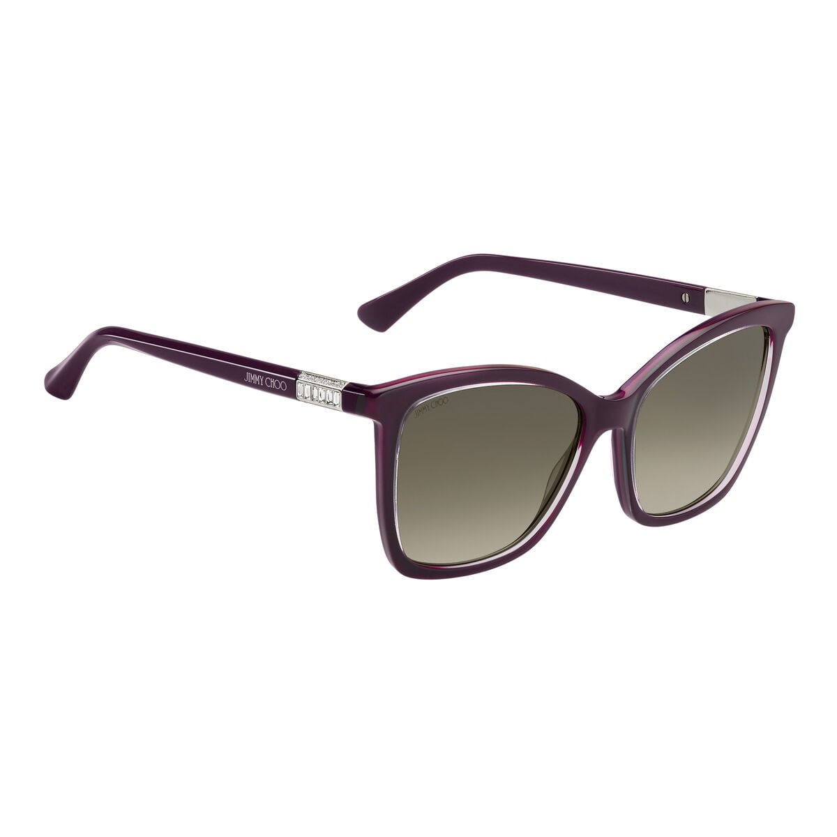 Ladies' Sunglasses Jimmy Choo S Silver Burgundy - Image 2