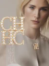 CILMI HARVILL CHHC Fashion Brooches for Women Metal Anti-glare Lapel Pin Fixed Clothes Pins Sweater Coat Clothing Accessories