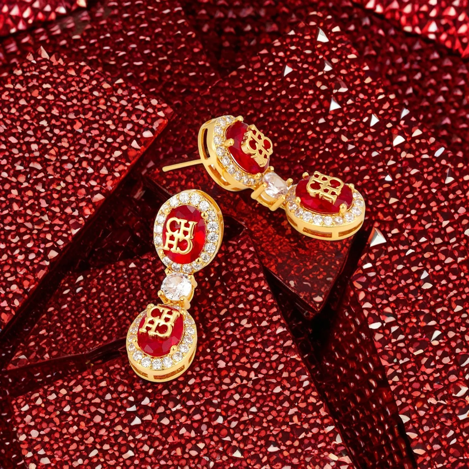 CILMI HARVILL CHHC 2024 Women's Earrings With Inlay Design Elegant Luxurious Lightweight Metal Material christmas gift