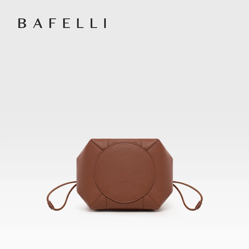 BAFELLI WOMEN'S HANDBAG BUCKET BAG FASHION LEATHER STYLISH SHOULDER - Image 6