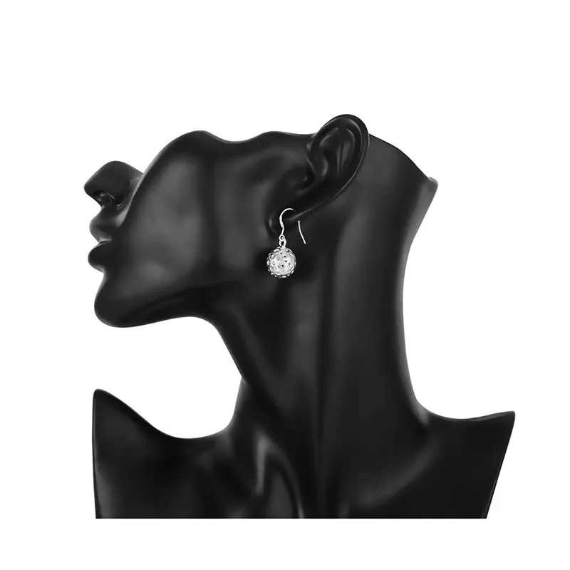 925 Sterling Silver Earrings Temperament Women Ball Earrings Christmas Gifts Street All-match Jewelry - Image 6