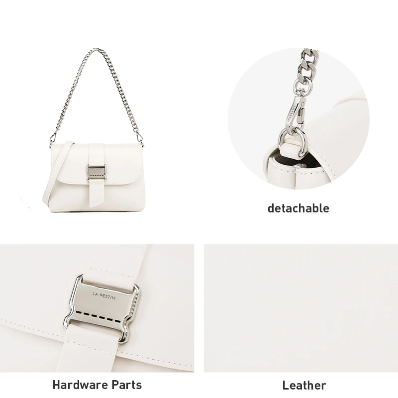LA FESTIN Original Brand Chain Bag Women's bag Summer Shoulder Bag Bag Crossbody Bag Ladies Square Bag - Image 5