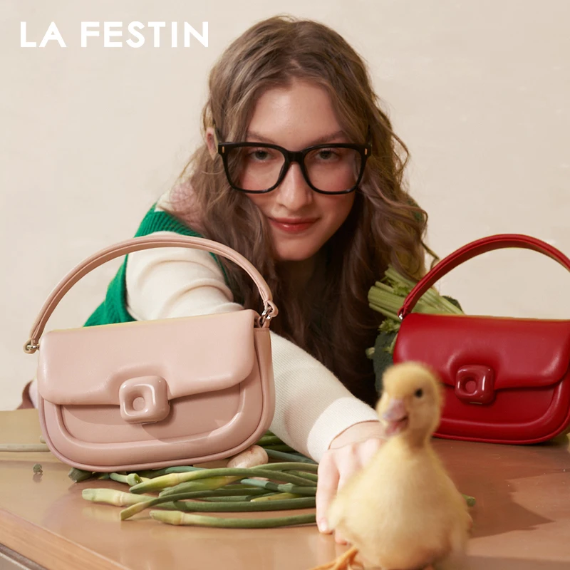LA FESTIN New Handbags for Women Small Bag Shoulder Bag Cross Bag Female Bags Fashion Designer Leather Bags - Image 6