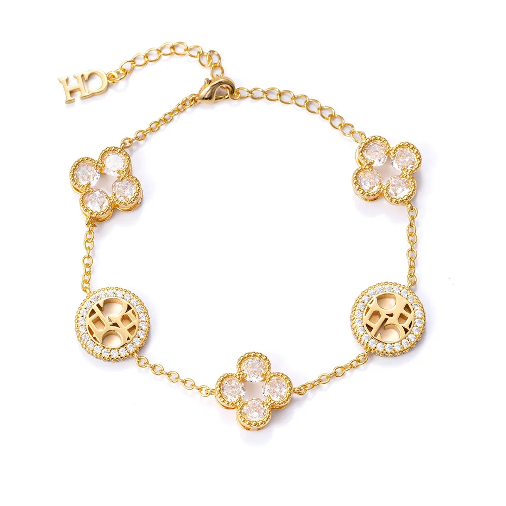 CILMI HARVILL CHHC Women's Metal Bracelet High Quality Durable Universal Size Hard Gold Plated