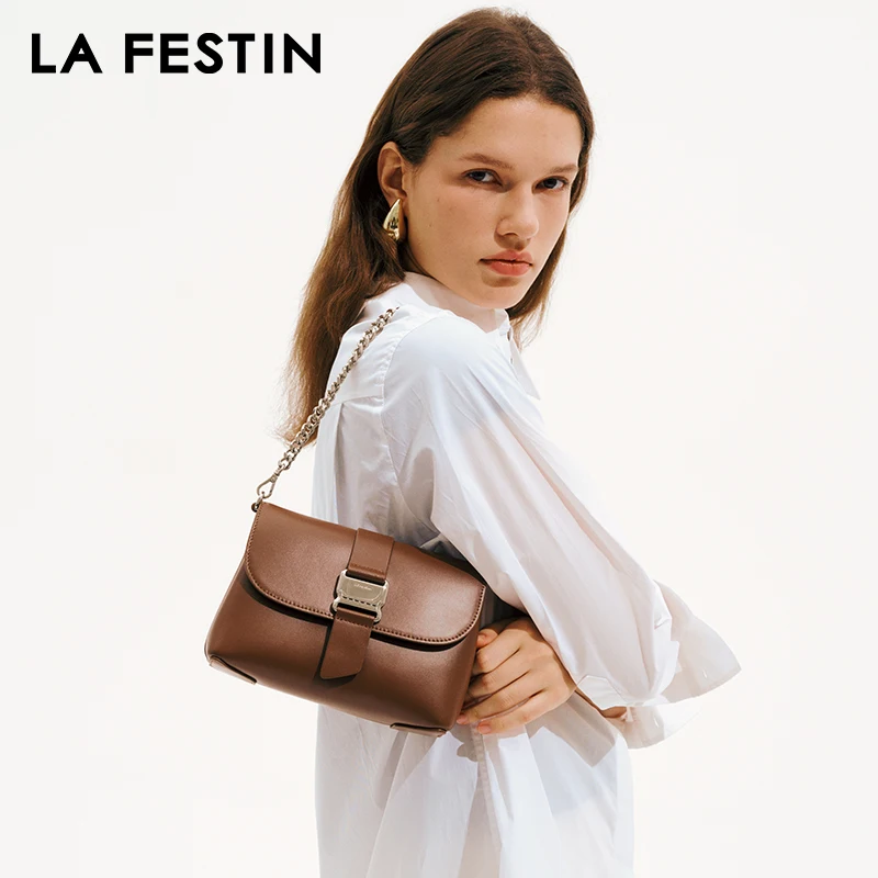 LA FESTIN Original Brand Chain Bag Women's bag Summer Shoulder Bag Bag Crossbody Bag Ladies Square Bag