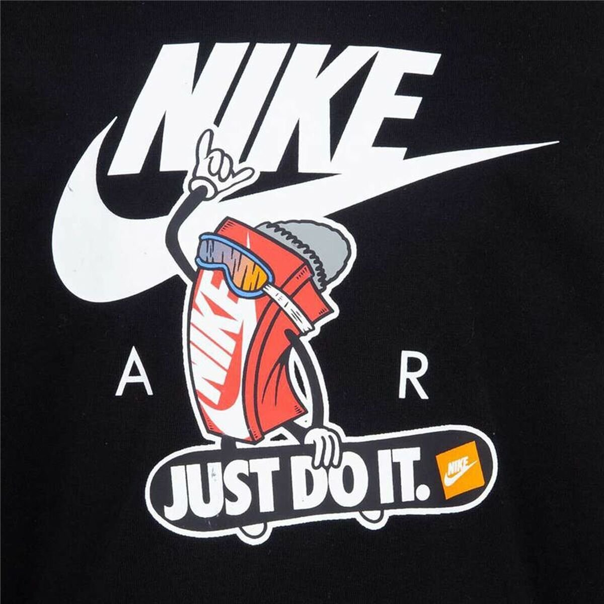 Children’s Sweatshirt without Hood Nike Snowboarding Black - Image 7