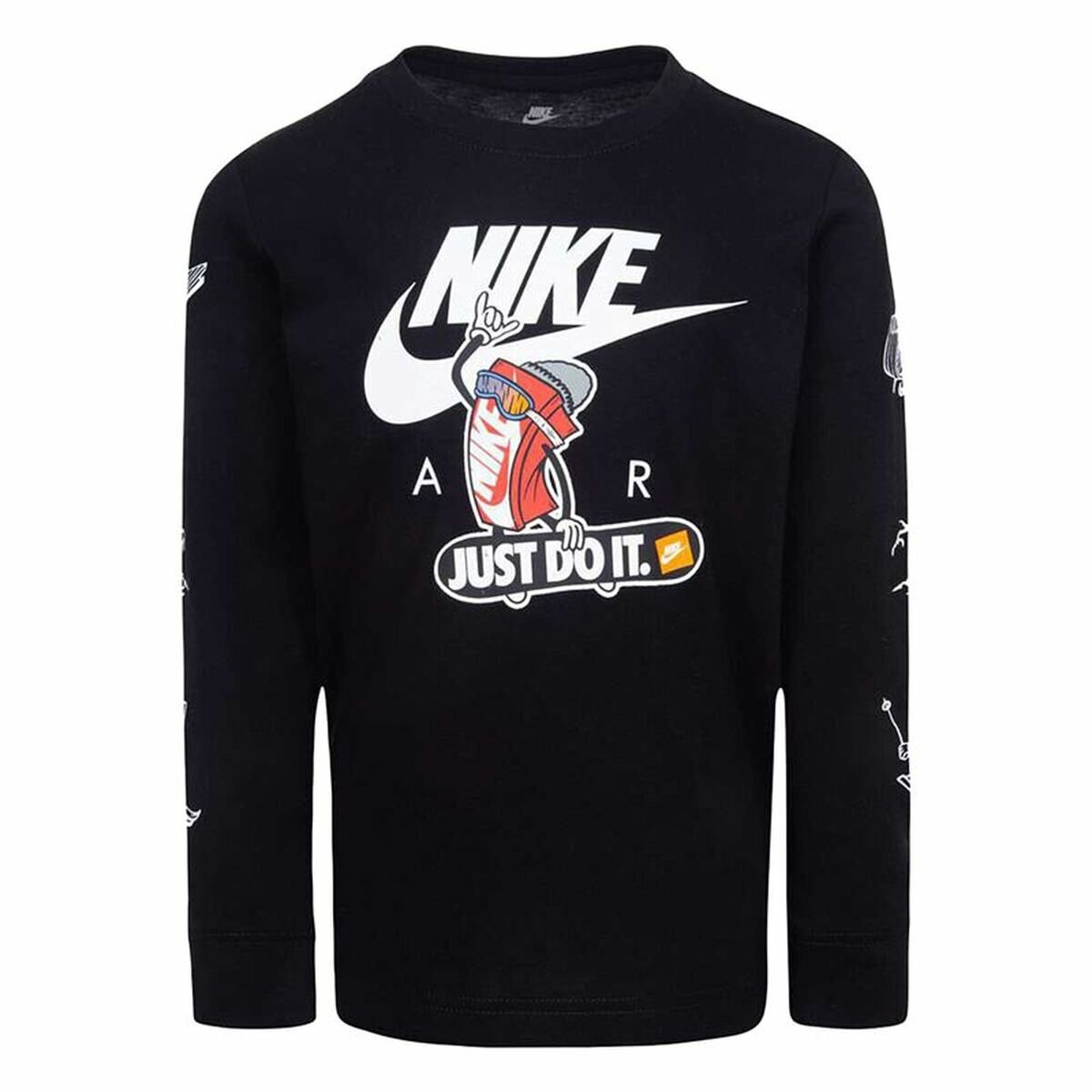Children’s Sweatshirt without Hood Nike Snowboarding Black - Image 6