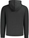 BOSS MEN'S BLACK ZIP-UP SWEATSHIRT