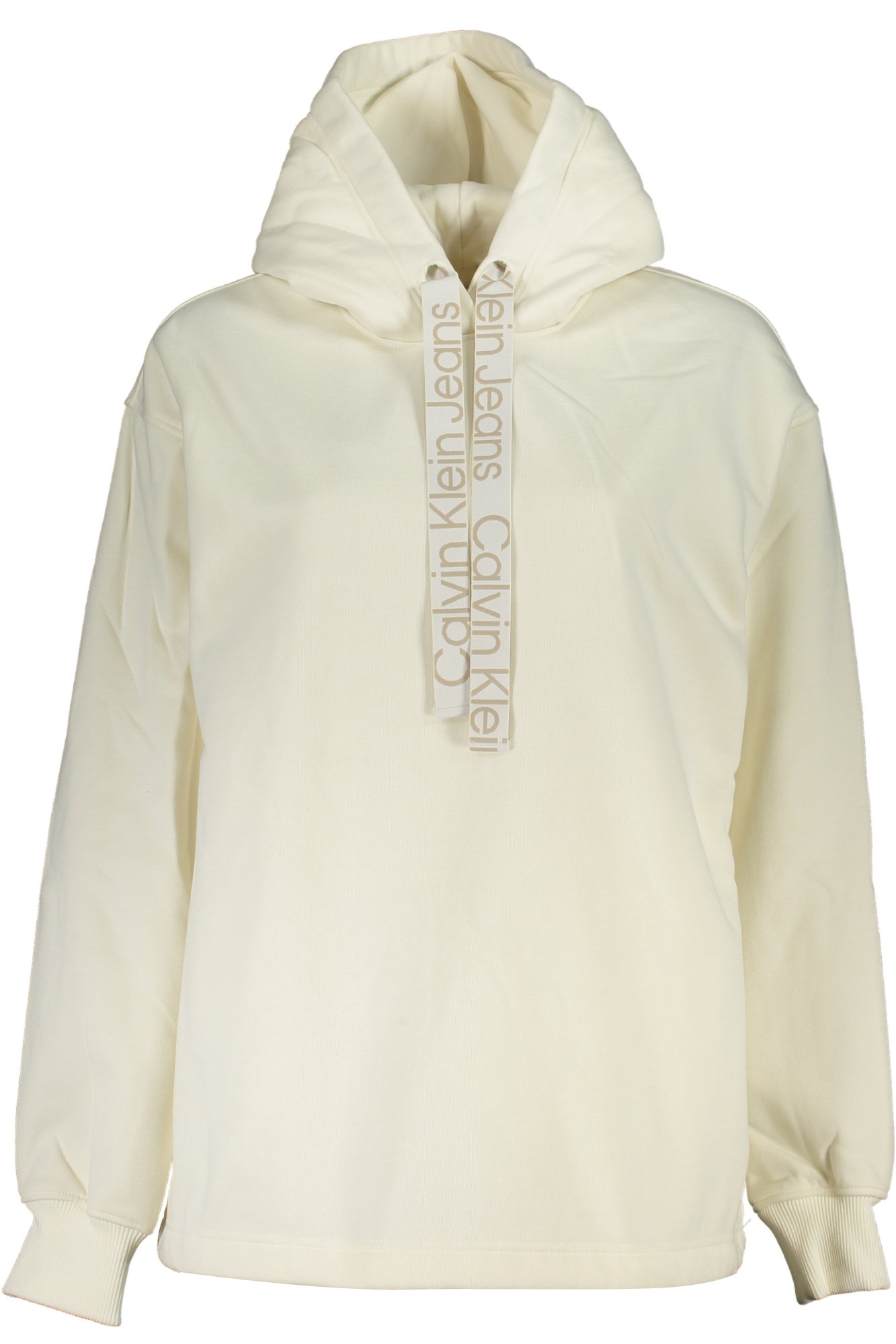 CALVIN KLEIN WOMEN'S ZIPLESS SWEATSHIRT WHITE