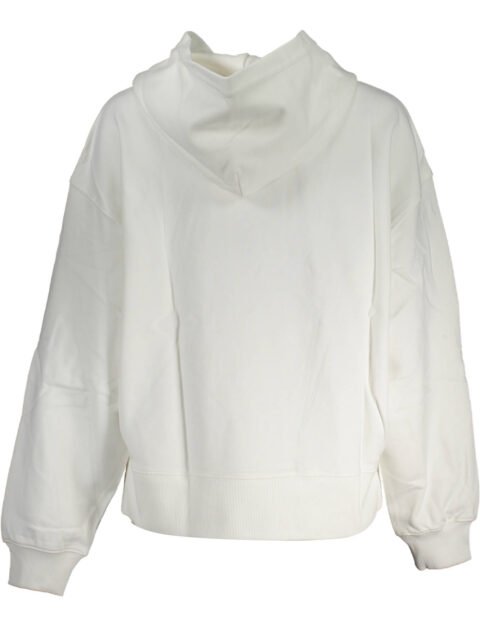 CALVIN KLEIN WOMEN'S SWEATSHIRT WITHOUT ZIP WHITE