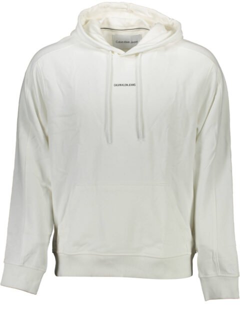 CALVIN KLEIN SWEATSHIRT WITHOUT ZIP MAN WHITE