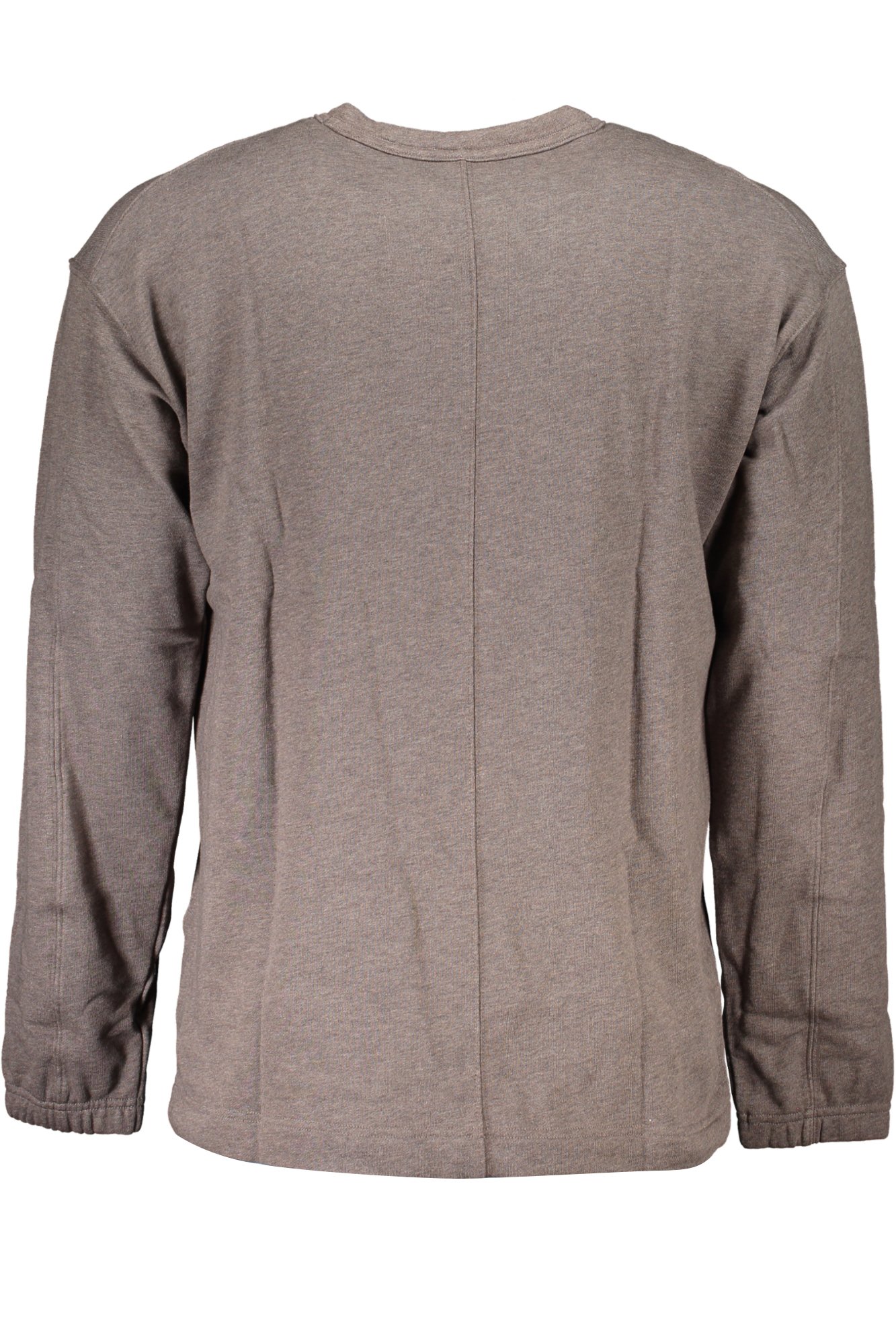 CALVIN KLEIN MEN'S BROWN ZIPLESS SWEATSHIRT - Image 2