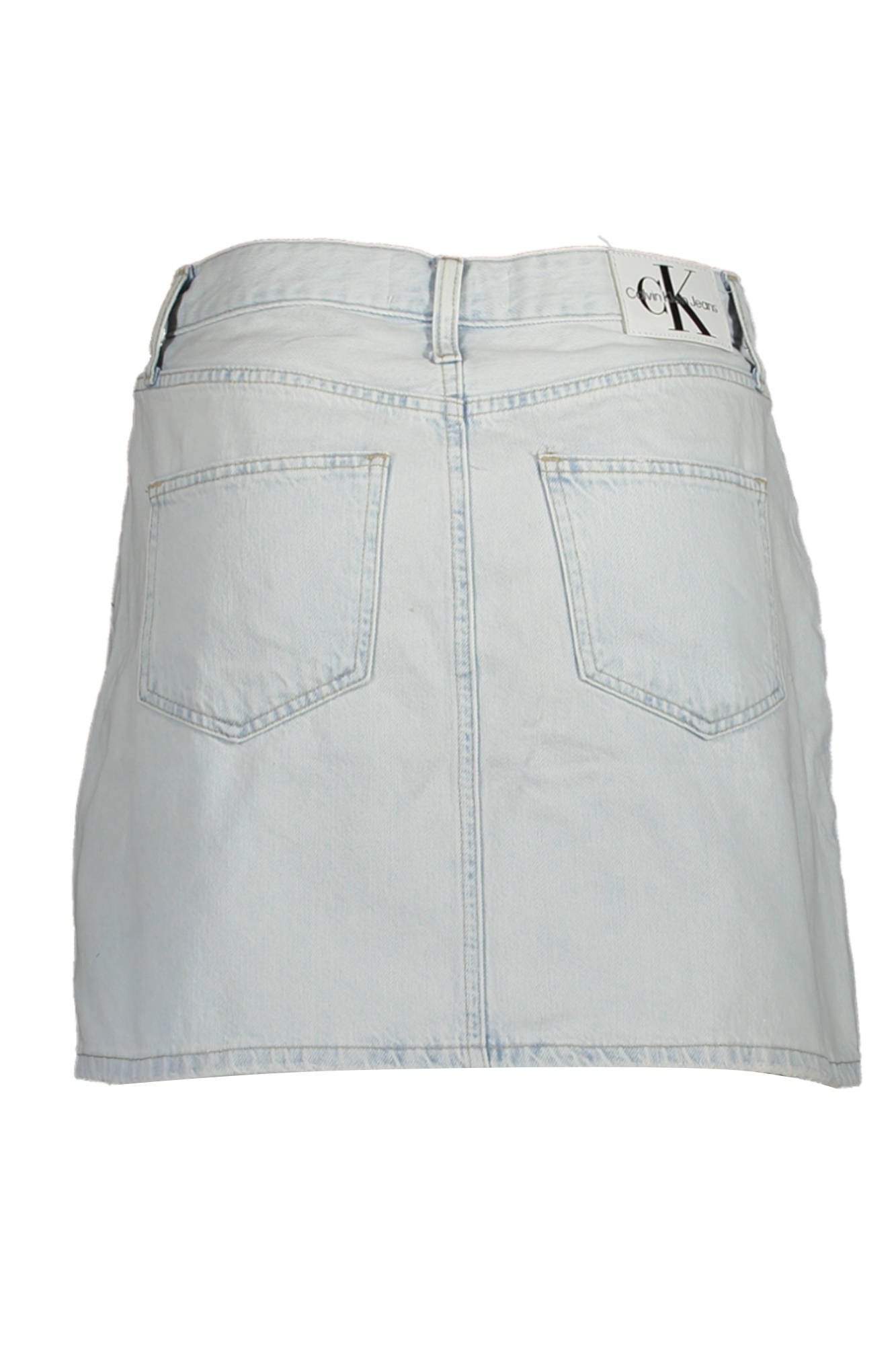 CALVIN KLEIN WOMEN'S LIGHT BLUE SHORT SKIRT - Image 2