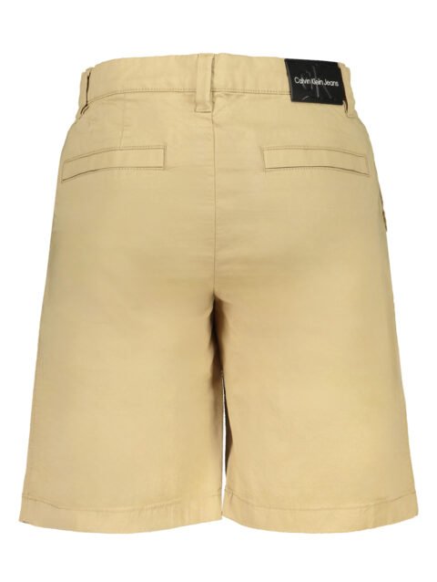CALVIN KLEIN MEN'S BEIGE BERMUDA PANTS