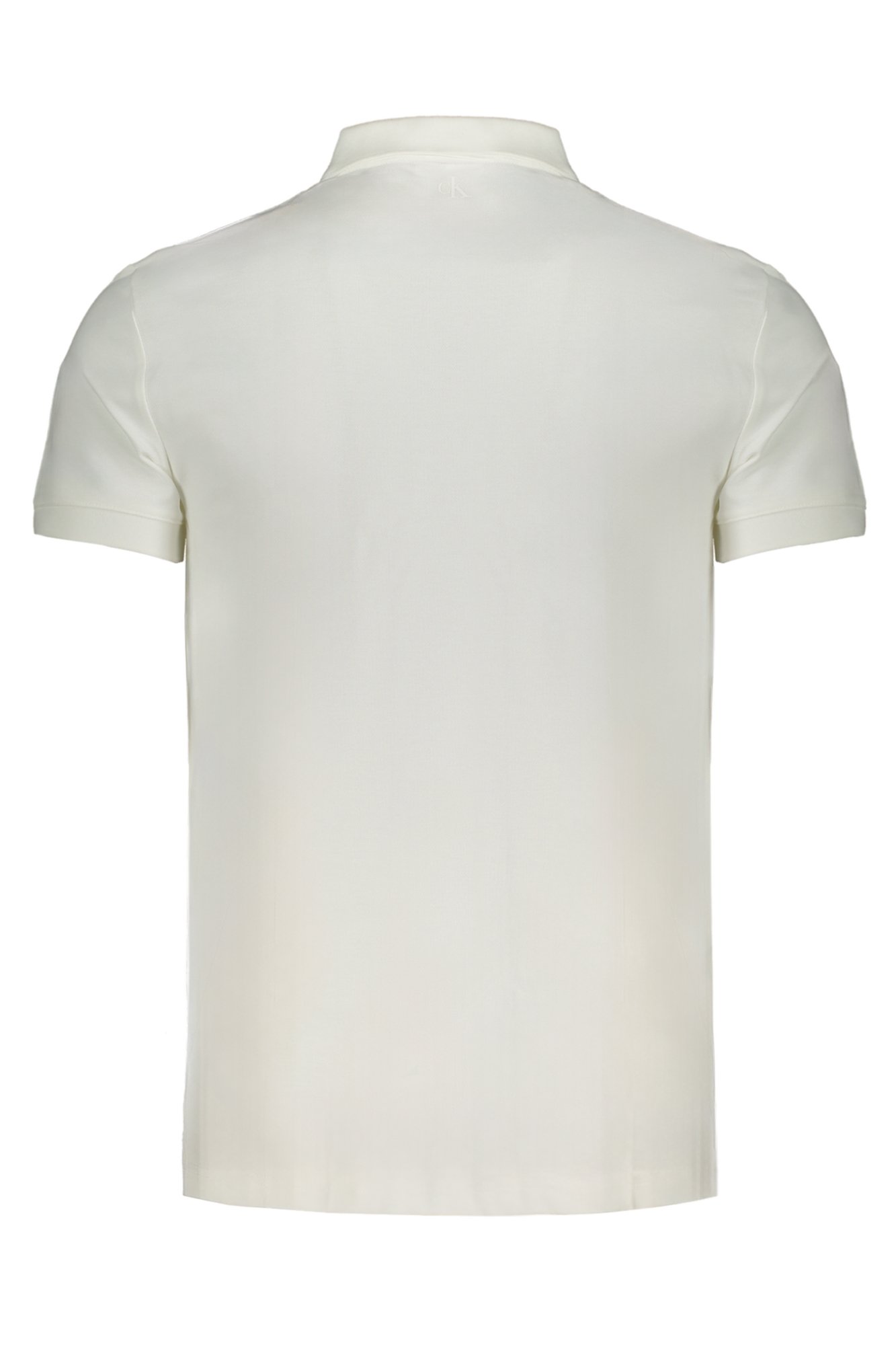 CALVIN KLEIN MEN'S WHITE SHORT SLEEVE POLO SHIRT - Image 2
