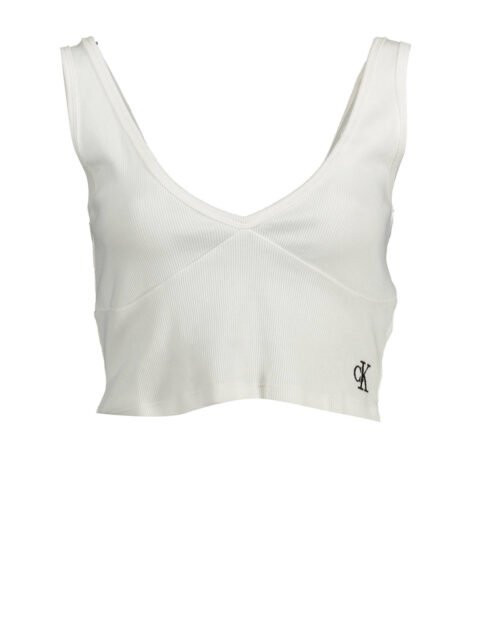 CALVIN KLEIN TOP WOMAN WHITE