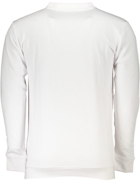 CAVALLI CLASS MEN'S WHITE ZIPLESS SWEATSHIRT