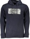 CAVALLI CLASS MEN'S BLUE ZIPLESS SWEATSHIRT