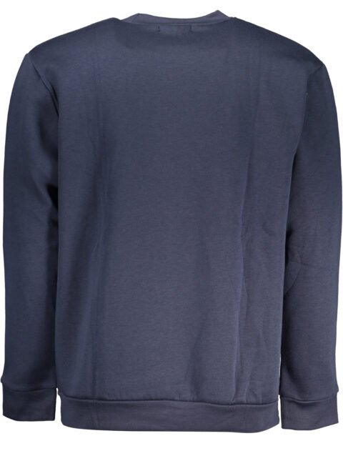 CAVALLI CLASS MEN'S BLUE ZIPLESS SWEATSHIRT