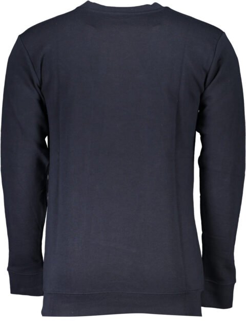 CAVALLI CLASS MEN'S BLUE ZIPLESS SWEATSHIRT