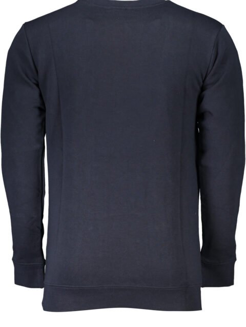 CAVALLI CLASS MEN'S BLUE ZIPLESS SWEATSHIRT