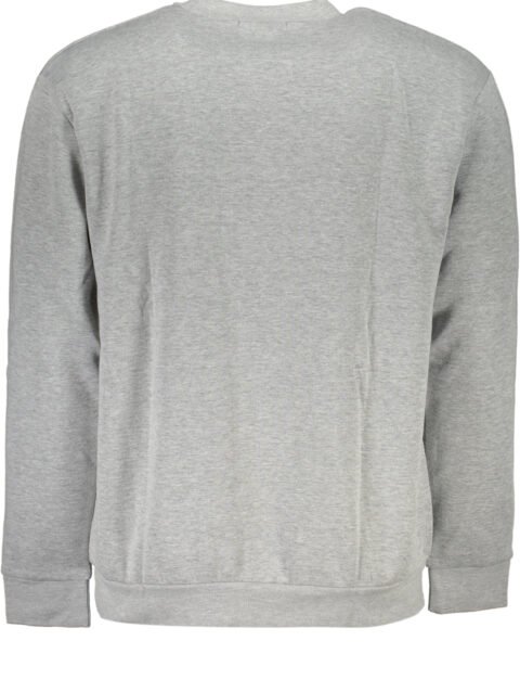 CAVALLI CLASS MEN'S GRAY ZIPLESS SWEATSHIRT