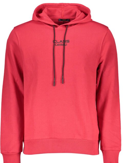 CAVALLI CLASS SWEATSHIRT WITHOUT ZIP MAN RED