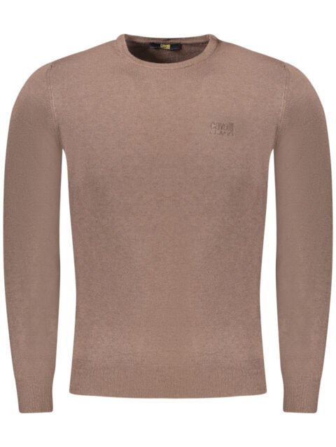 CAVALLI CLASS MEN'S BROWN SWEATER