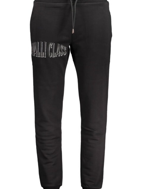 CAVALLI CLASS BLACK MEN'S TROUSERS