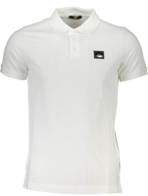CAVALLI CLASS POLO SHORT SLEEVE MAN WHITE