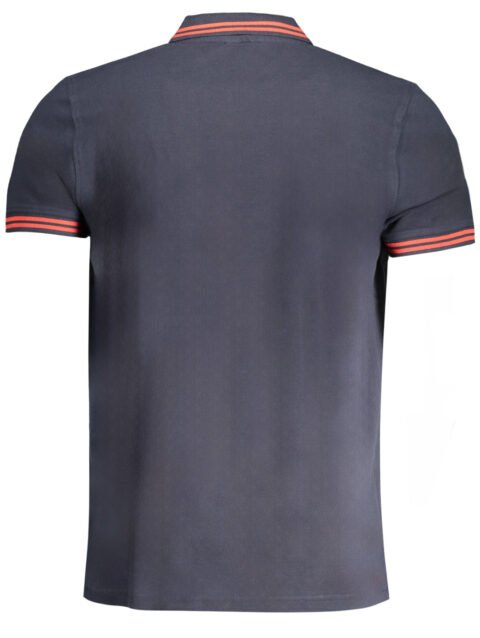 CAVALLI CLASS MEN'S SHORT SLEEVED POLO SHIRT BLUE