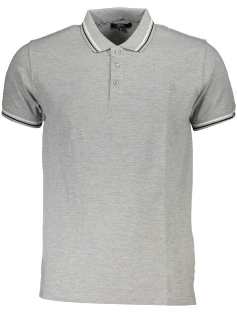 CAVALLI CLASS POLO SHORT SLEEVE MAN GRAY
