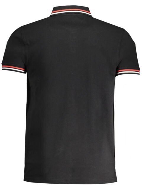 CAVALLI CLASS MEN'S SHORT SLEEVED POLO SHIRT BLACK