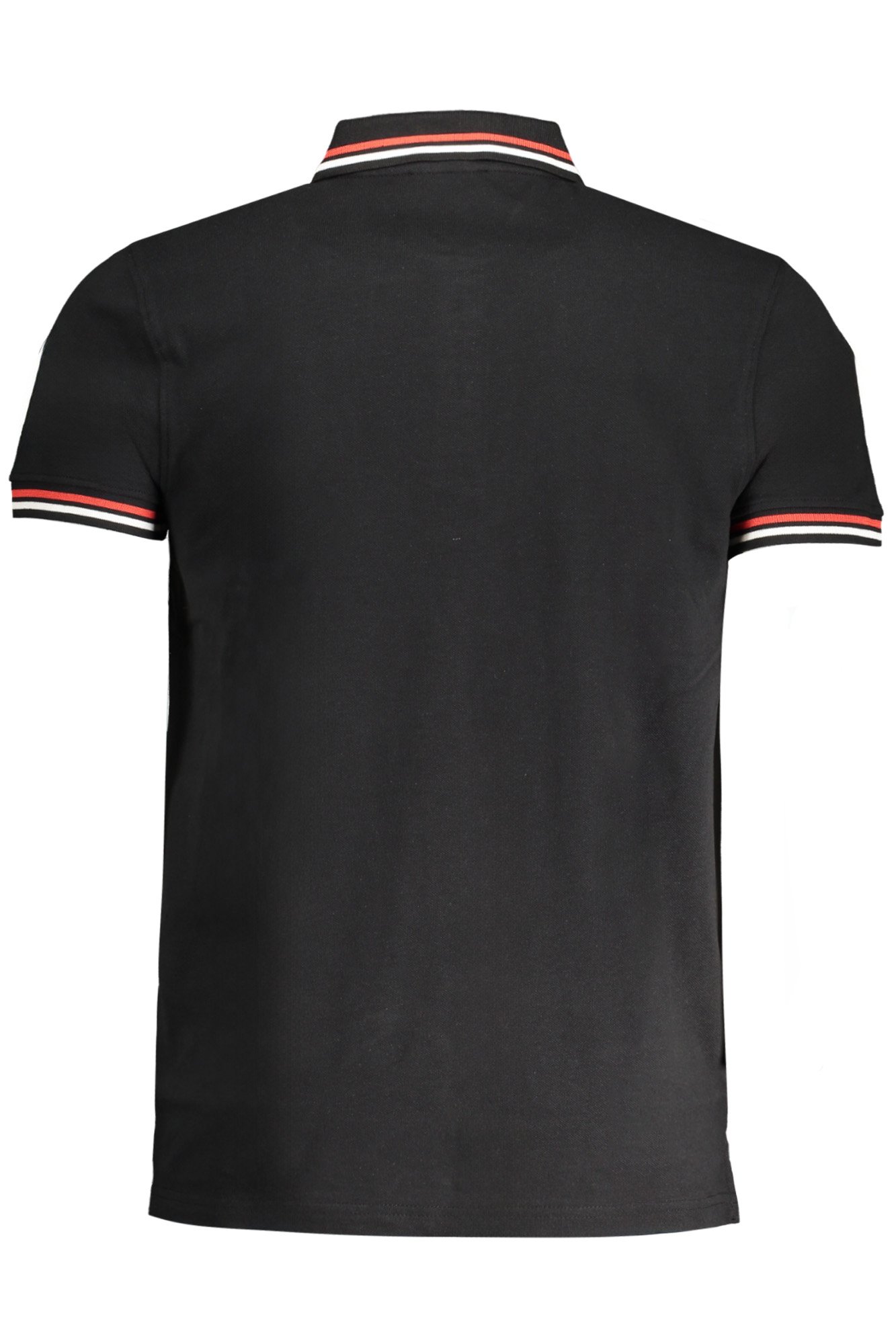 CAVALLI CLASS MEN'S SHORT SLEEVED POLO SHIRT BLACK