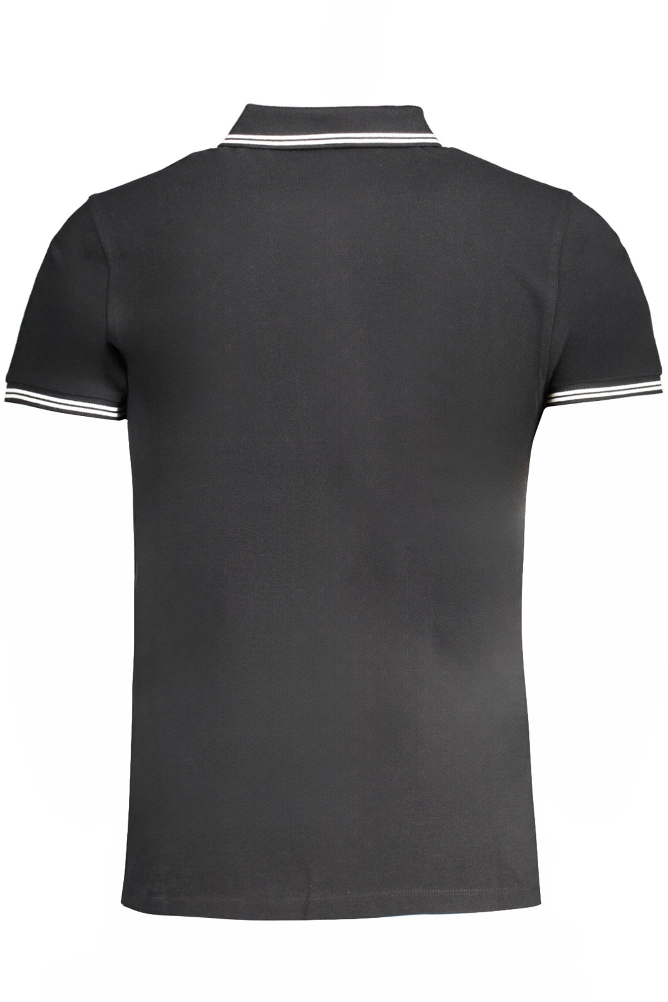 CAVALLI CLASS MEN'S SHORT SLEEVED POLO SHIRT BLACK - Image 2
