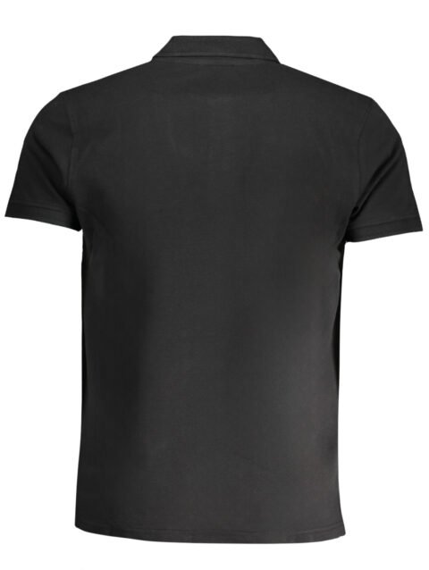 CAVALLI CLASS MEN'S SHORT SLEEVED POLO SHIRT BLACK