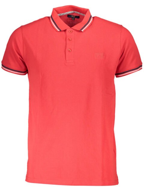 CAVALLI CLASS POLO SHORT SLEEVE MAN RED