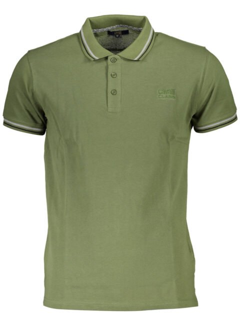 CAVALLI CLASS POLO SHORT SLEEVE MAN GREEN