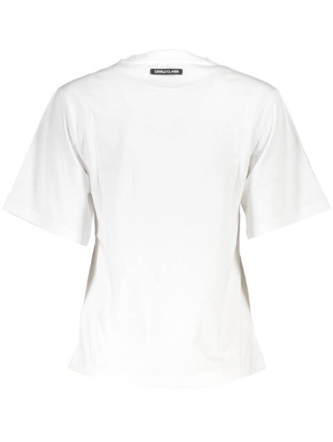 CAVALLI CLASS T-SHIRT SHORT SLEEVE WOMAN WHITE