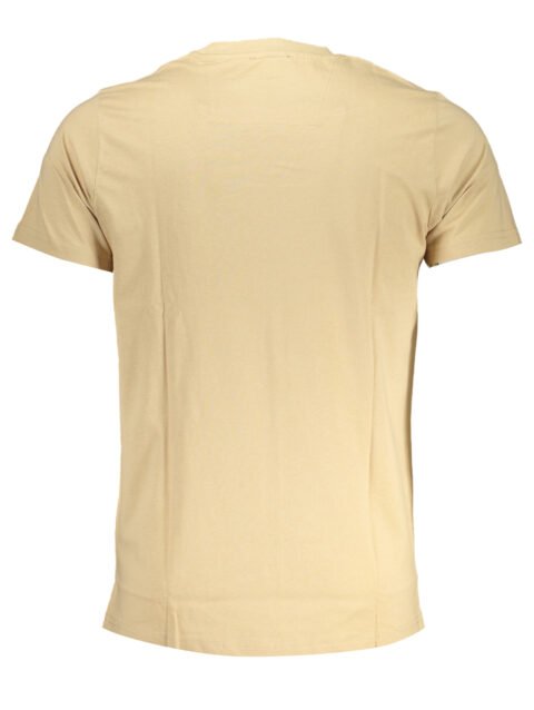 CAVALLI CLASS MEN'S SHORT SLEEVED T-SHIRT BEIGE