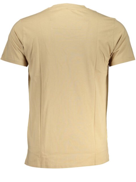 CAVALLI CLASS MEN'S SHORT SLEEVED T-SHIRT BEIGE