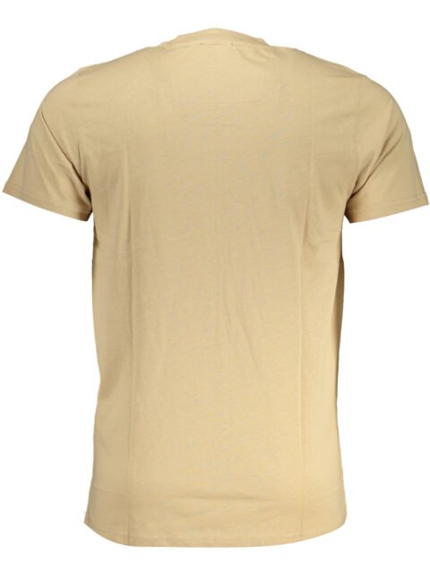 CAVALLI CLASS MEN'S SHORT SLEEVED T-SHIRT BEIGE