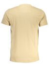 CAVALLI CLASS MEN'S SHORT SLEEVED T-SHIRT BEIGE