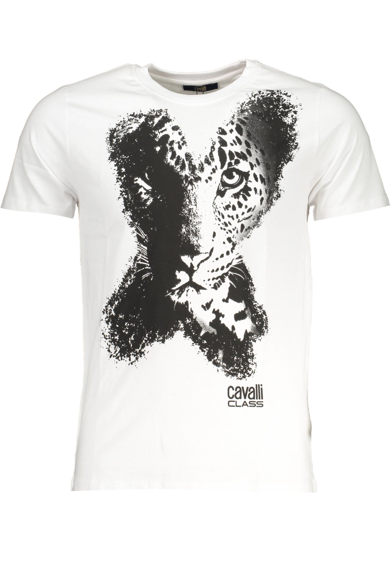 CAVALLI CLASS MEN'S SHORT SLEEVED T-SHIRT WHITE