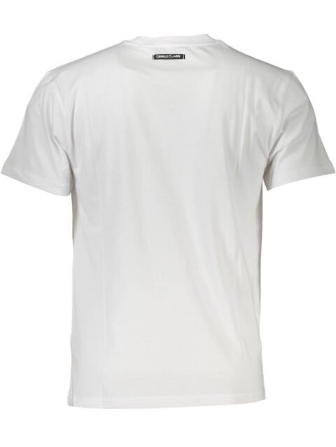 CAVALLI CLASS T-SHIRT SHORT SLEEVE MAN WHITE