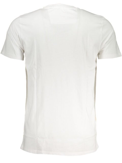 CAVALLI CLASS MEN'S SHORT SLEEVED T-SHIRT WHITE